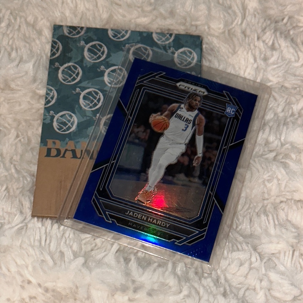 2022 Prizm #226 Jaden Hardy Silver Rookie Mavericks marked